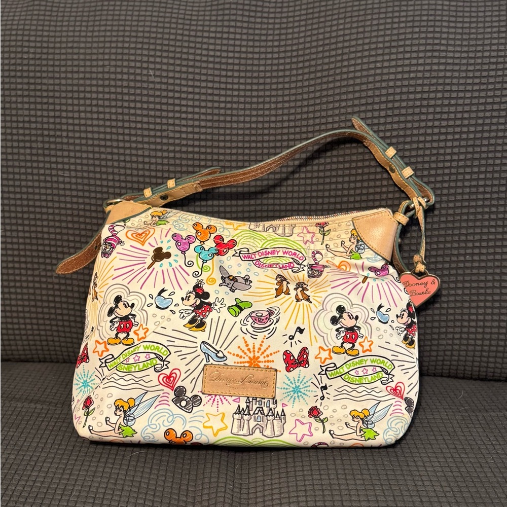 Dooney & Bourke Colorful Disney Sketch Nylon Shoulder Bag